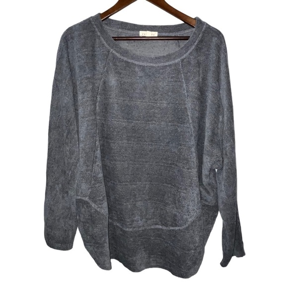 Women's Promesa Grey Chenille Knit Sweater - Picture 1 of 7